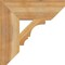 Ekena Millwork Balboa Slat Rough Sawn Bracket, Western Red Cedar, 6"W x 20"D x 20"H BKT06X20X20BOA06RWR - alternate 4